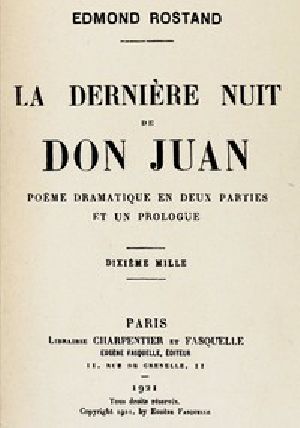 [Gutenberg 58265] • La dernière nuit de Don Juan